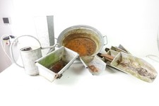 Konvolut verzinktes Stahlblech Deko Waschwanne Gießkanne Schaufeln Pro-1838