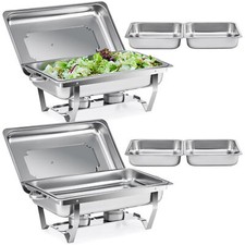 2stk 2in1 chafing dish - 2stk, starter