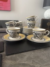 Villeroy & Boch / V&B - Audun Ferme - 8 x Kaffeetasse / Tasse & Untertasse