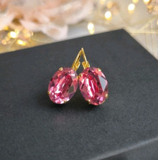 Ohrringe mit Swarovski Oval