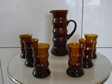 Vintage Krug Karaffe mit 6