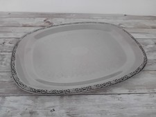 WMF Tablett Servierplatte Ornamente Zierrand Shabby Chic Landhaus Vintage JDL