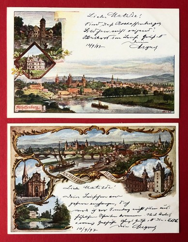 Aschaffenburg 1897 - ak,