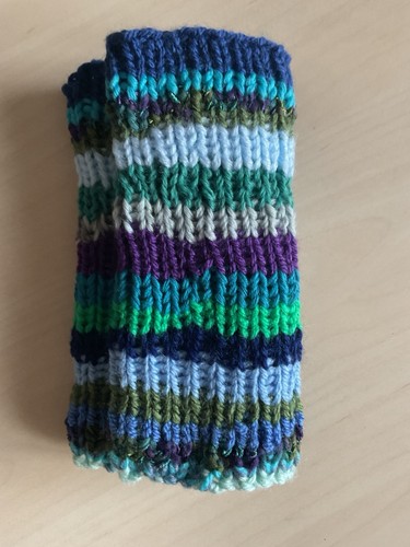 Pulswärmer armstulpen blau - armstulpen,