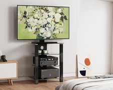 Hifi Racks 4 Ebenen Glas TV