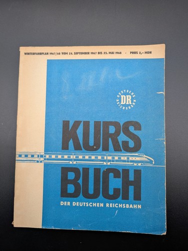 Kursbuch reichsbahn 1967 - kursbuch,