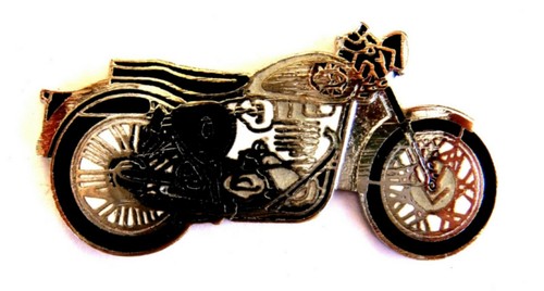 Motorrad brosche bsa - brosche, ein