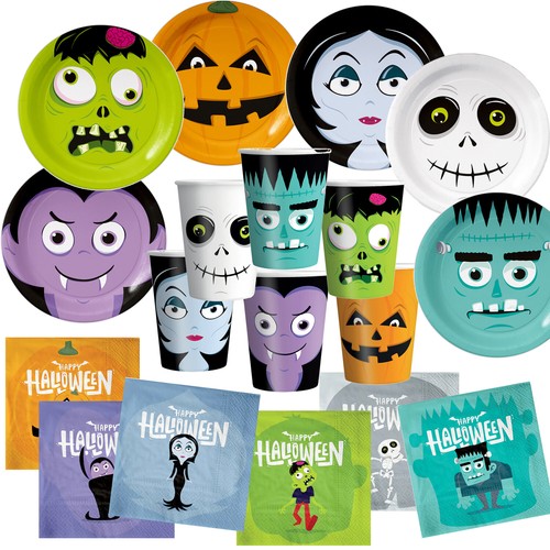 Monster halloween geschirr - halloween,