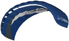 HQ Powerkite Vierleiner 3.5 Alpha 350x116 cm Flugleine 4x20 m Griffe Tasche R2F