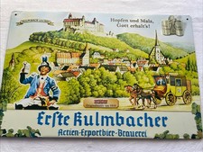Erste Kulmbacher Blechschild