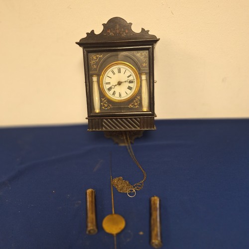 Alte wanduhr biedermeier mit - alte,