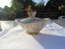 Jasba Keramik Bonbonniere 50er /60er Nr. 40 Germany Goldrand Farbverlauf TOP