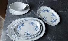 Seltmann Weiden, Bavaria Bayrisch Blau, 4 Servierplatten 1 Saucenschale