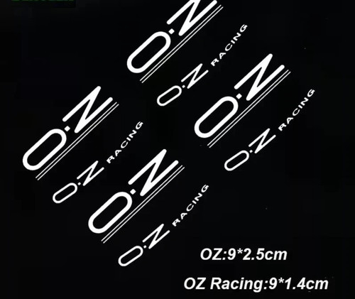 Racing aufkleber für - oz,