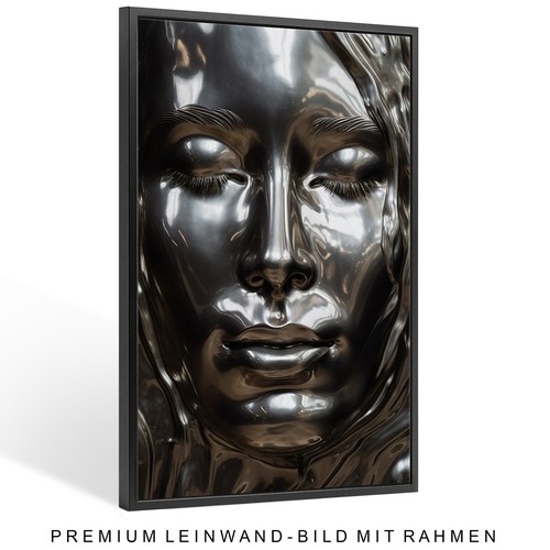 Wandbild leinwand mit rahmen - mit,