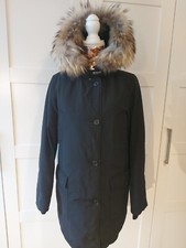 Woolrich Artic Parka 4 Taschen abnehmbarer Pelz M Schwarz