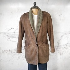 Montone Shearling Schaf Mantel