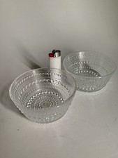 2x Dessertschale Arabia Finnland Kastehelmi Tauperle Design Oiva Toikka