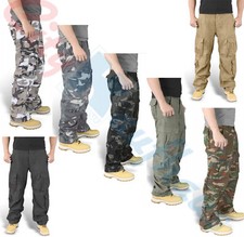 Surplus Airborne Vintage Trousers Herren Freizeit Tarnhose US Hose BW Cargo 3598