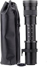 JINTU 420-800mm f/8.3 Teleobjektiv EF Objektiv Manuelles Zoom Objektiv für Canon