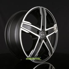 4x Mak King 5 ice black 7.5x17 ET55 - LK5/118 ML71.1 Felgen Alufelgen