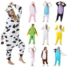 Jumpsuit, Onesie für Erwachsene Damen Herren Tier-Kostüme Karneval Einteiler