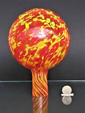 Rosenkugel aus Glas - rot - gelb  ø15cm.