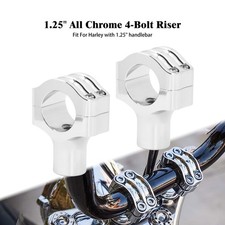 Chrom 1,25" Lenker Riser