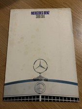 Prospekt brochure Mercedes 300 SEL W109 R A R
