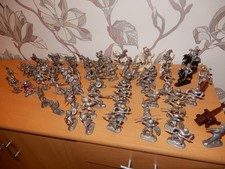 Jean Höfler W. Germany?  Rittern mit 6 Pferde, 60 Fussvolk Konvolut