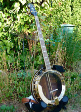 5 String Banjo: Gold beschichtetes Hohner HB800 5 Saitiges Banjo