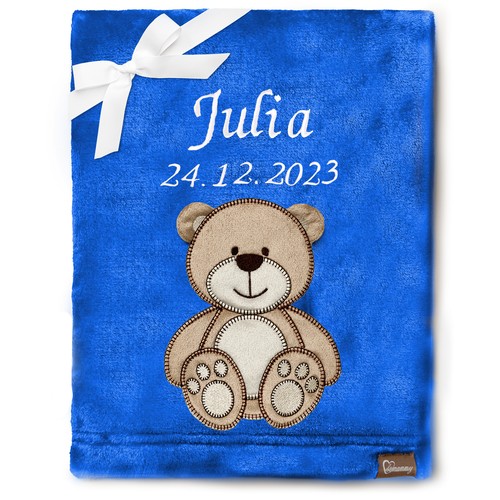 Personalisierte babydecke mit - personalisierte,