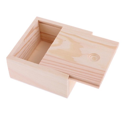 Natürliche holzkiste - natürliche,