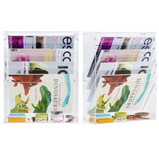 Zeitungshalter Wand mit 5