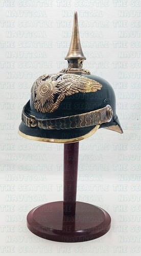 Ww1 preußischer lederhelm mit - ww1,