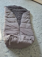 Kinderwagen-Schlafsack Kinderwagenfußsack in grau