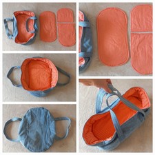 Puppentragetasche mit Bettzeug