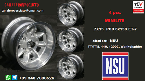 Minilite felgen 13 - 4,