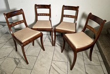 Ein Set 4 Mahagoni Stühle im