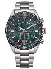 Citizen CB5946-82X Herrenuhr Titan Funkuhr Eco Drive silber