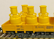 8x Spur N Piko Arnold Kraftstoff Container für Bauzüge Baustellen Gleisbau Roco