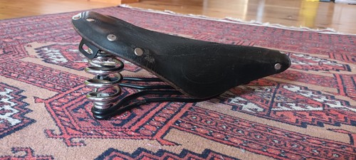 Vintage brooks fahrradsattel - vintage,