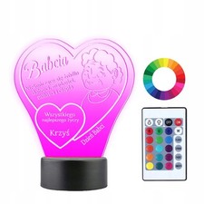 3D LED Nachtlicht für Oma & Opa – Personalisiert