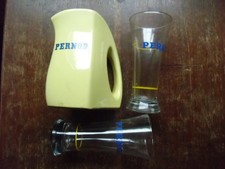 Pernod Krug Kanne + 2 Gläser