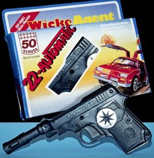 22 AUTOMATIC BERETTA ☆ WICKE ☆ PISTOLE ☆ OVP TOY CAP GUN M.A.SK. THUNDERHAWK 80s