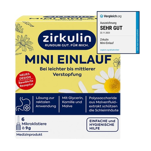 Zirkulin mini einlauf für 6 - einlauf, (für