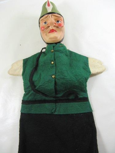 Handpuppe polizist bespielt - handpuppe, "polizist"