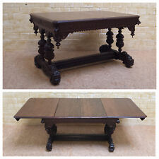 ANTIK! Ess-Tisch restauriert  Renaissance 1850 Eiche Auszieh-Tisch