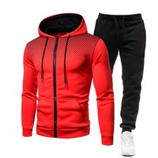 Herren Jogginganzug Trainingsanzug Sportanzug Fußball Sporthose Hoodie Tracksuit