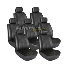 7x PREMIUM Auto Kunstleder Sitzbezug Schonbezüge für VAN BUS Autositzbezüge
